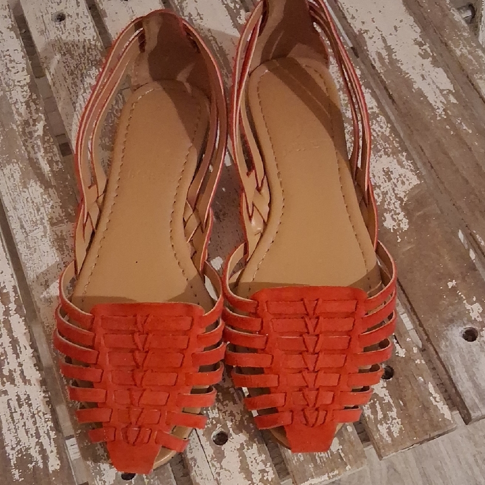 Women's Orange Sandals J.CREW  SOLD